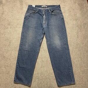Levi's 550 38x30 Relaxed Fit Straight Leg Jeans Medium Blue Denim Men's Pants